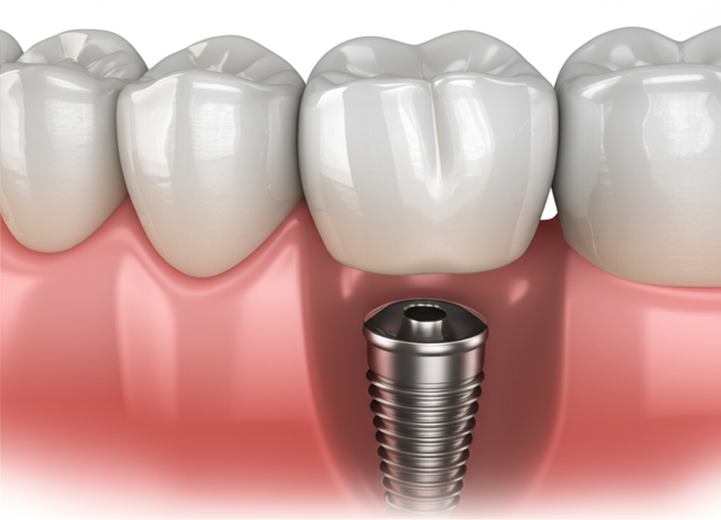 After Dental Implant Restoration