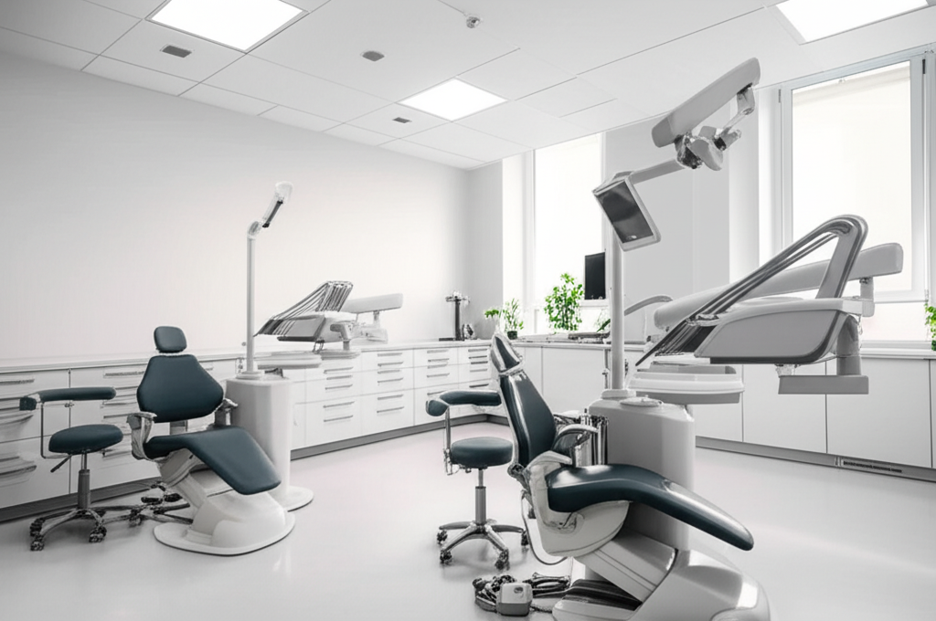 Modern dental office interior